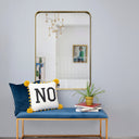 Renwil Barton 42" Tall Rectangle Wall Mirror - Yellow
