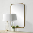 Renwil Jyn 36" Tall Rectangle Wall Mirror - Yellow
