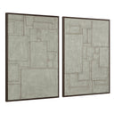 Renwil Caramelo 32" Wide Wall Art - Sand Beige