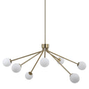 Renwil Mundo 46" Wide 7-Light Chandelier - Champagne