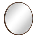 Renwil Modi 30" H x 30" W Wall Mirror - Brown