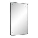 Renwil Aine 36" Tall Rectangular Mirror - Matte Black