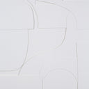 Renwil Stardust 48" Wide Wall Art - Matte White