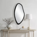 Renwil Trani 40" H x 19.75" W Wall Mirror - Black