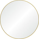 Renwil Fragoso 48" Tall Round Wall Mirror - Yellow
