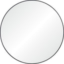 Renwil Sami 48" Tall Round Wall Mirror - Black