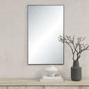 Renwil Loutro 36" H x 22" W Wall Mirror - Black