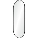 Renwil Ammar 60" Tall Oval Wall Mirror - Black