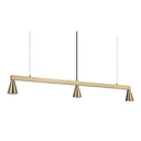 Renwil Linea 42" Wide 3-Light Chandelier - Champagne