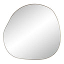 Renwil Peony 45" Tall Irregular Round Mirror - Burnished Brass