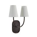 Renwil Megara 15.5" Height Wall Sconce - Brown