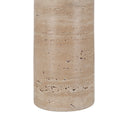 Renwil I xora 25" Tall Plated Antique Brushed Brass Iron Table Lamp with Drum Linen Shade