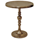 Renwil Romina Indoor Aluminum Table - Antique Brass