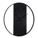 Renwil Romy Indoor Iron Wall Clock - Matte Black