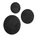 Renwil Sofia 3 Piece Wide Wall Art - Matte Black