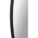 Renwil Claribel 30" Tall Round Wall Mirror - Black