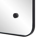 Renwil Aine 36" Tall Rectangular Mirror - Matte Black